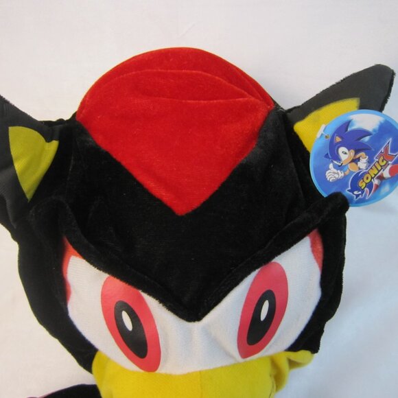 Sonic X Toy Network Shadow Plush 20" Tall with Tags - Picture 2 of 14